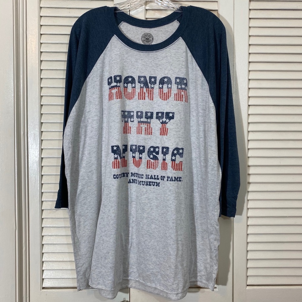 Country Music Hall of Fame Nashville Baseball Tee